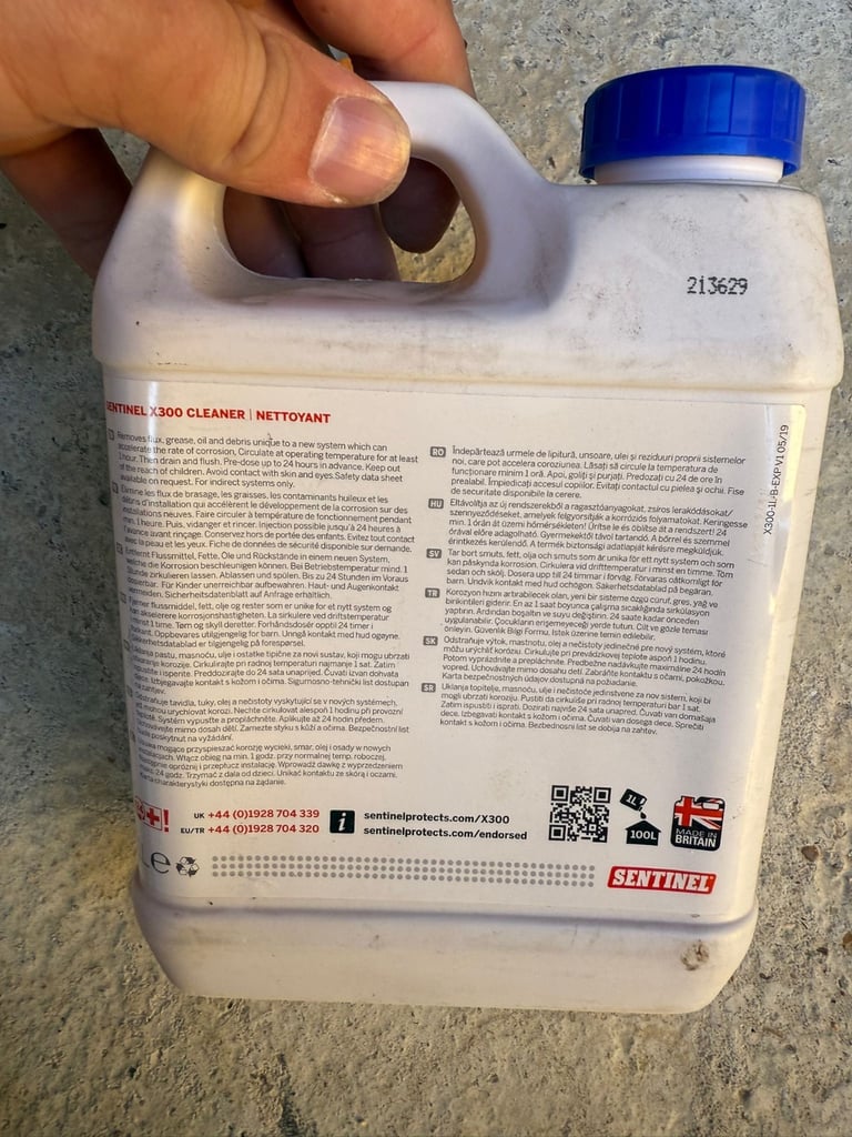 Sentinel x300 cleaner 