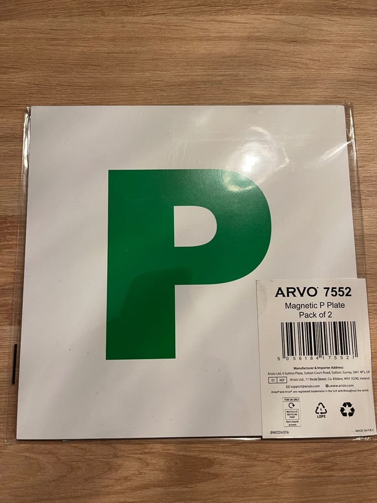 Brand new magnetic P plates