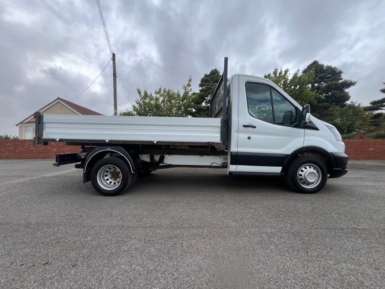 2021 Ford Transit 130 2.0 350 EcoBlue Leader RWD L2 Euro 6 MWB TIPPER BODY 80K +VAT CHASSIS CAB D...