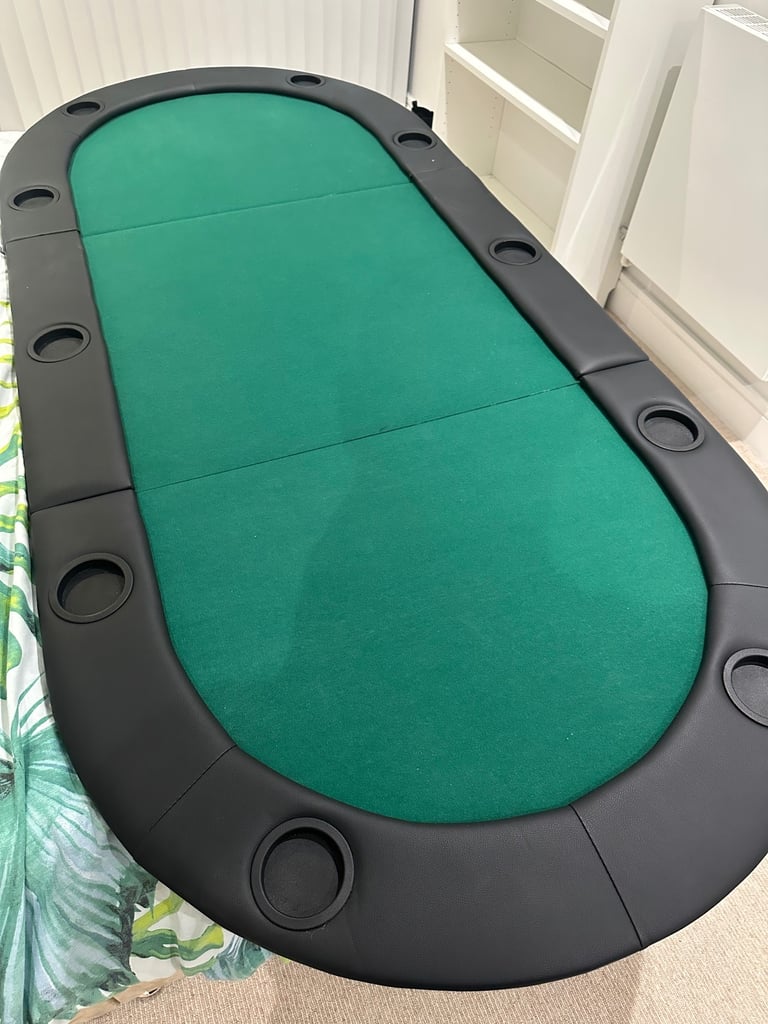 image for Foldable poker table for 10 players