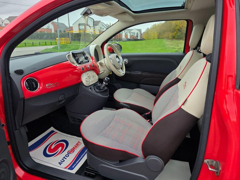 2015 Fiat 500 1.2 Lounge 3dr HATCHBACK PETROL Manual