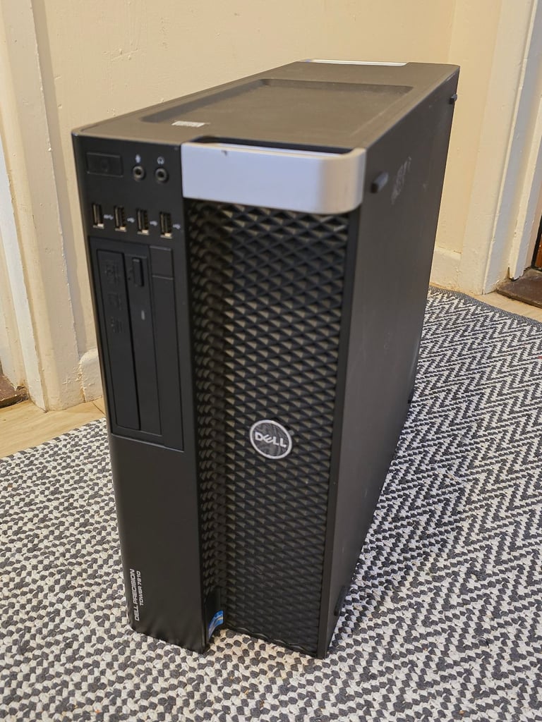 Dell Precision Tower 7810, Intel Xeon Hexa Core, 24GB RAM DDR4, GTX 970 4GB, SSD, HDD, Windows 11