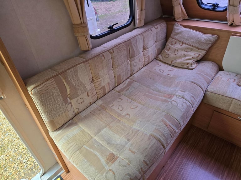 NOW SOLD 2009 Adria Adora 612DP 4 Berth Fixed Island Bed Caravan, Awning