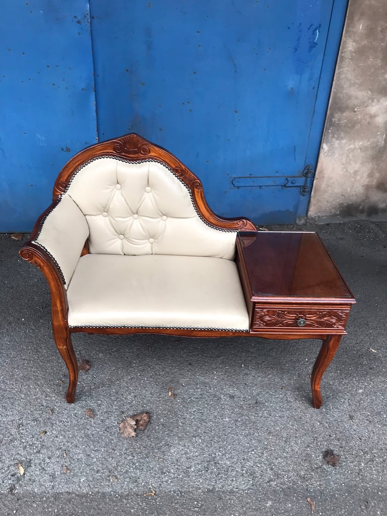 VINTAGE Telephone Table Seat | Hallway, Reading Chair Bench | in Longford,  West Midlands | Gumtree
