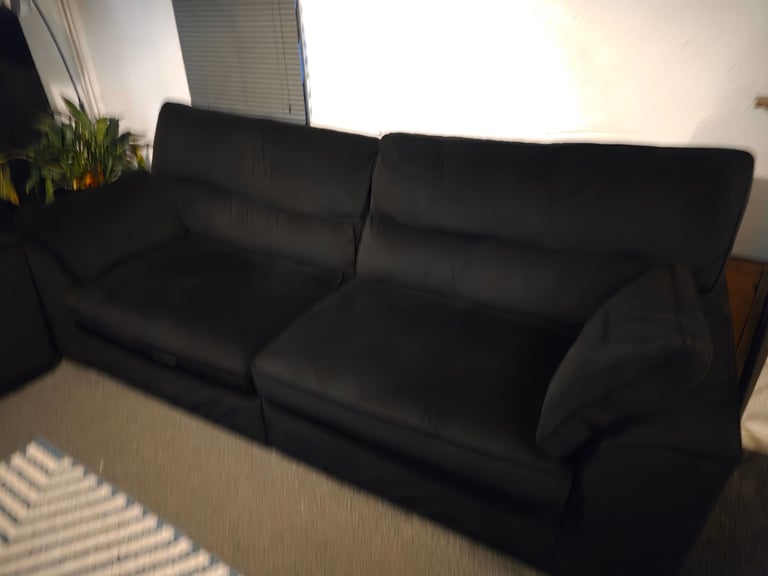 Next 2 piece suite. Velvet easy clean. Fantastic Condition 