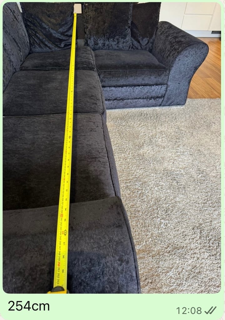 Romelia Corner Sofa + 2 Seater Sofa £340 Retail £1900