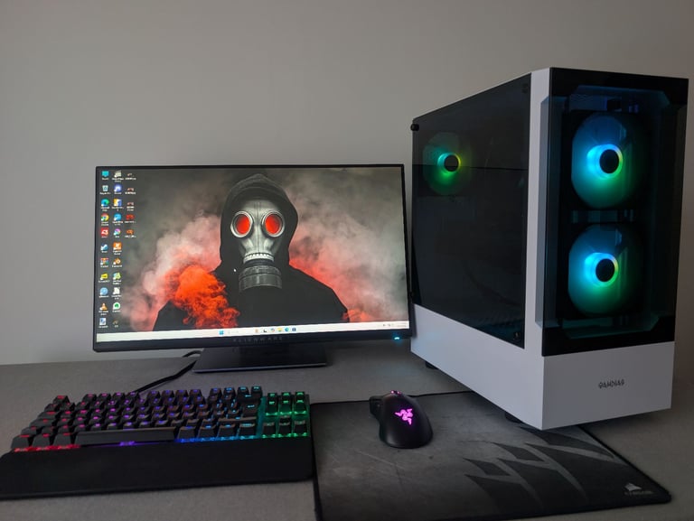 Full Setup AMD Ryzen RTX Gaming PC