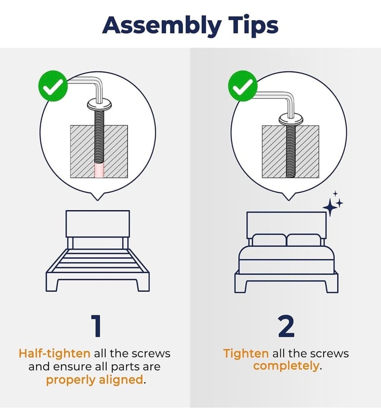 Single Bed Frame (Easy Assembly)