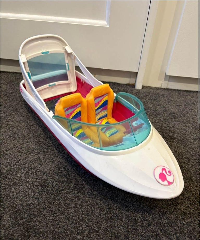 image for Barbie boat with mermaid doll 