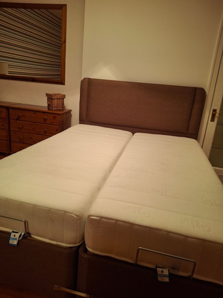 Adjustable Double Bed Brand new unused mattresses