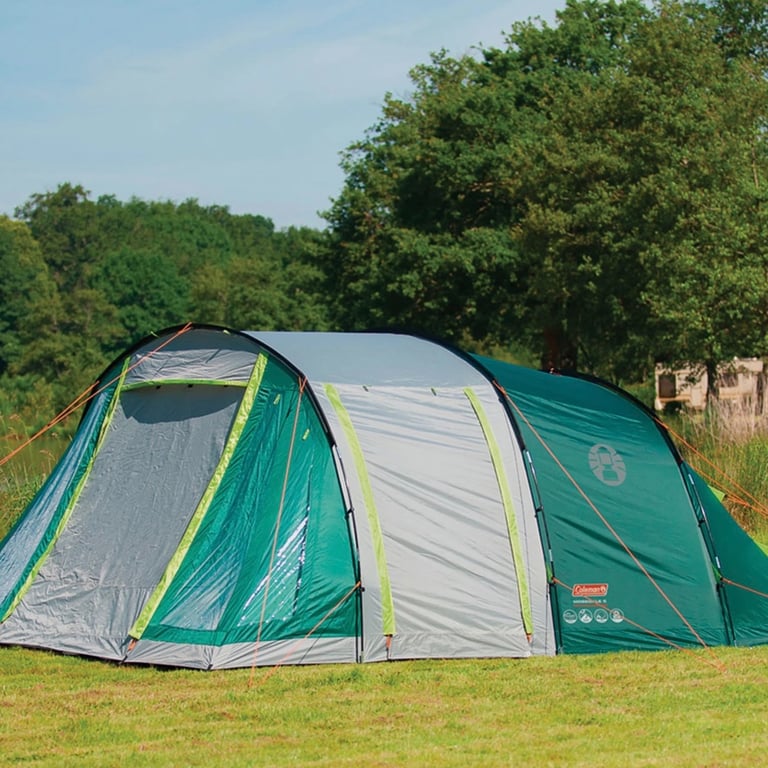 Used Once Coleman Mosedale 5 Tent Blackout Bedrooms Family Tent Camping Large 