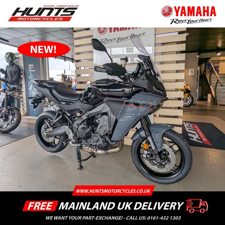 image for NEW 2025 MY Yamaha Tracer 9. Midnight Black. £11,300 On the Road (NO ADDED FEES)
