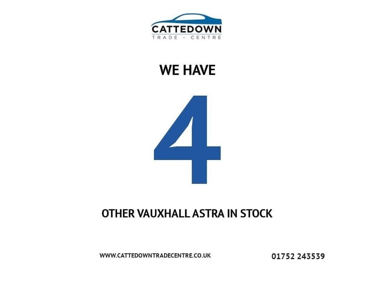 2015 15 VAUXHALL ASTRA 1.4T 16V LIMITED EDITION HATCHBACK 5DR PETROL MANUAL EURO