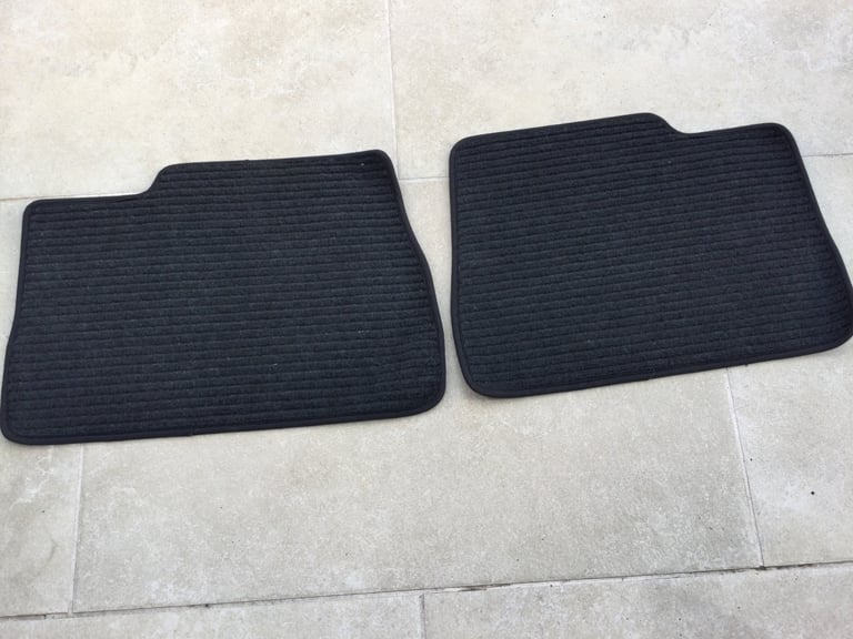 Genuine and vintage mercedes rubber car mats 