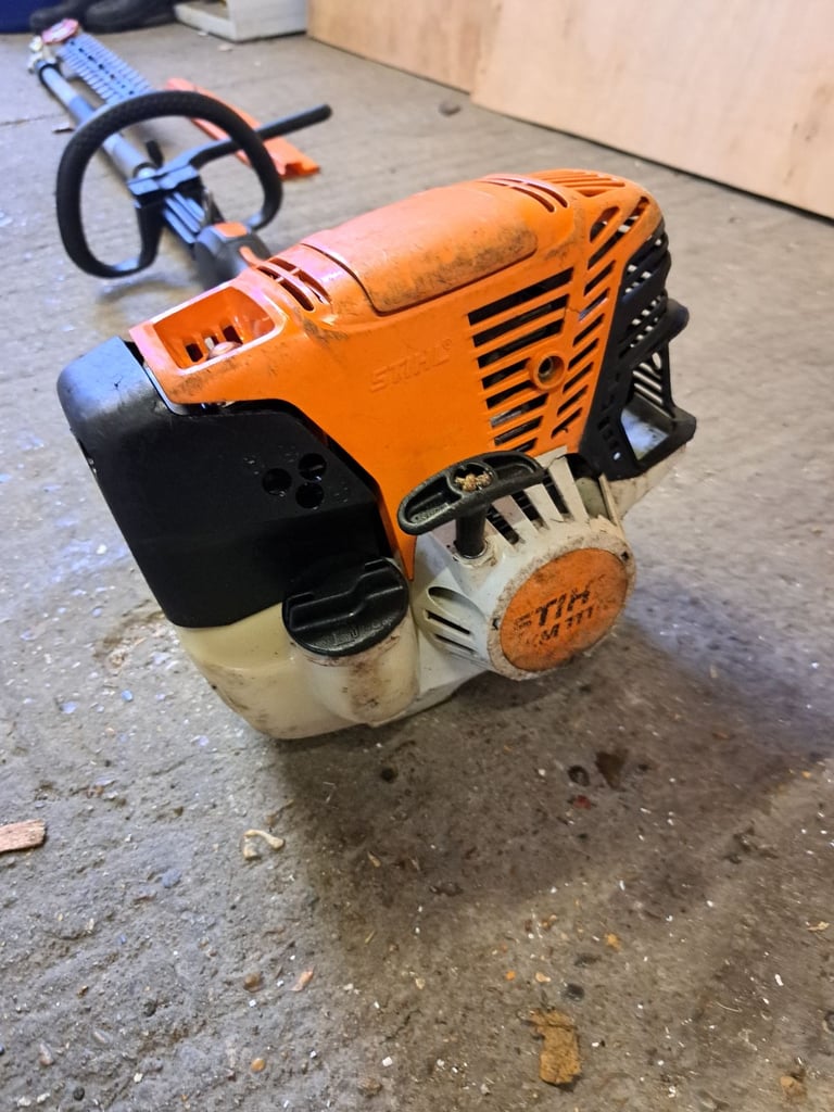 A stihl KM111R hedge cutter 