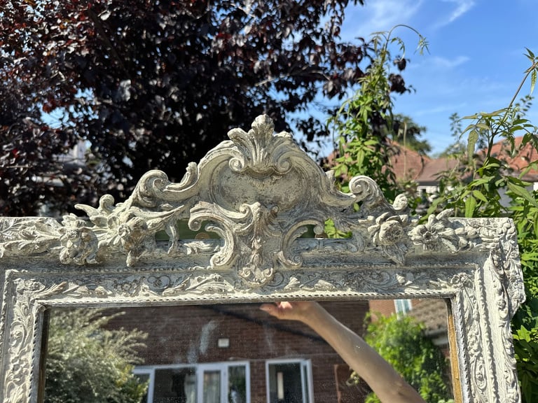 Wonderful French Antique 19th Century Carved Mirror 71X120cm– Great Condition