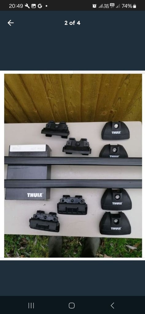 Citroen C4 Grand Thule roof rack bars