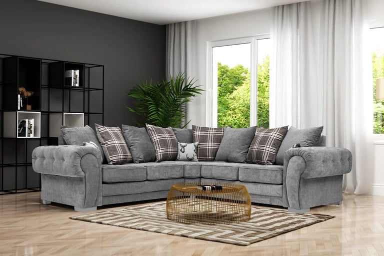 ]] Luxury Sofa - Verona 5 Seater Plush Velvet Sofa - Universal Corner Sofa - 10%Off - get Now ]]
