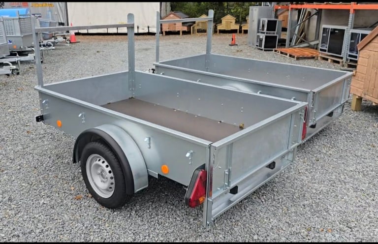 New broniss 7x4ft galvanised general purpose car trailer 