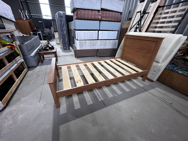 Lovely, nice single bed frame with lovely comfortable mattress