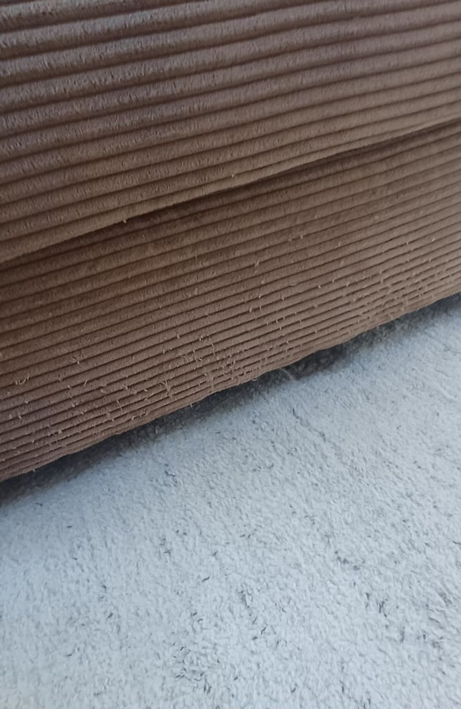 Corner sofa in camel colour, from clean smoke free home
