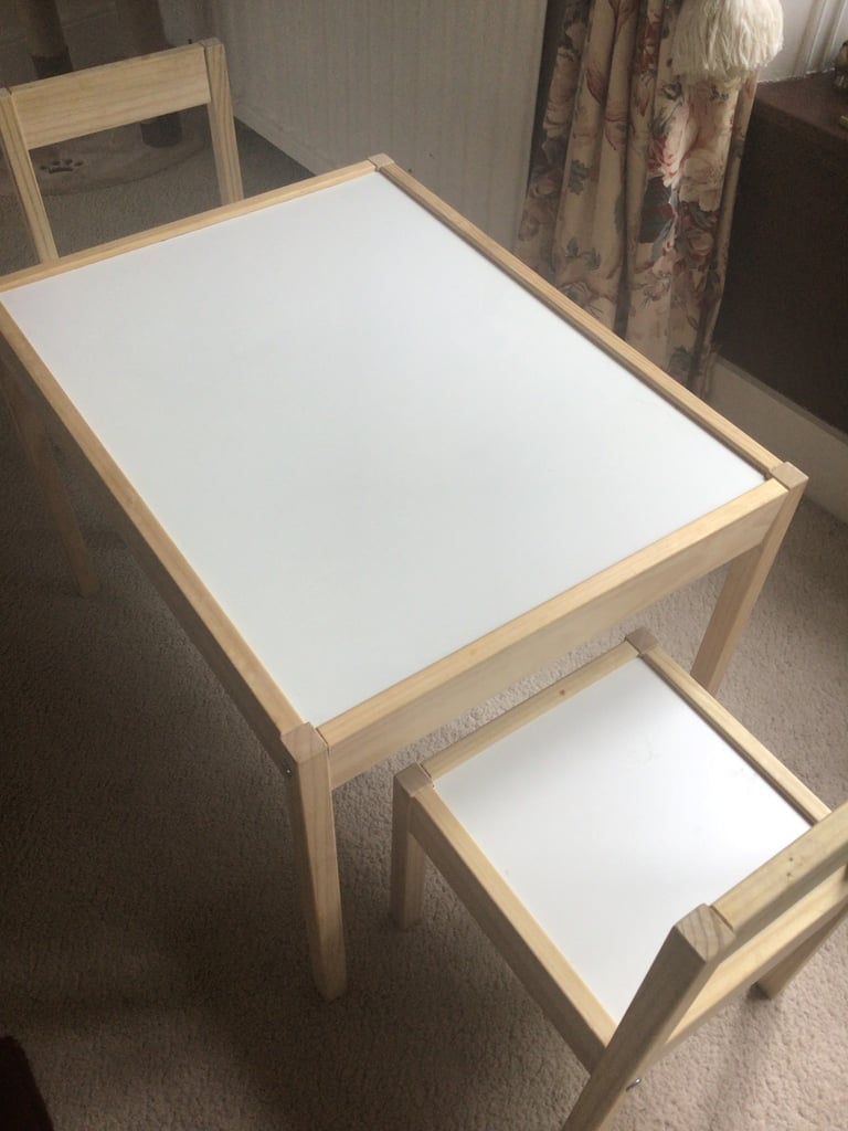 Childs ikea table & chairs 