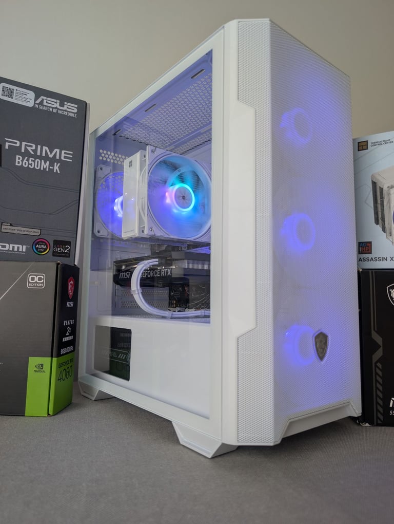New AMD AM5 Gaming PC | RTX 4060 | Corsair 32GB Ram | Asus B650 | MSI Mag | 1TB Nvme | TR Digital