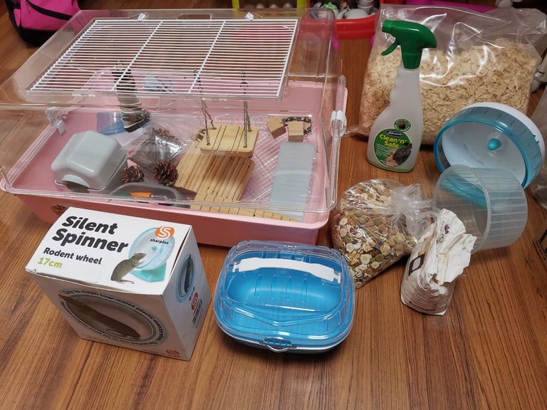 Hamster cage & accessories