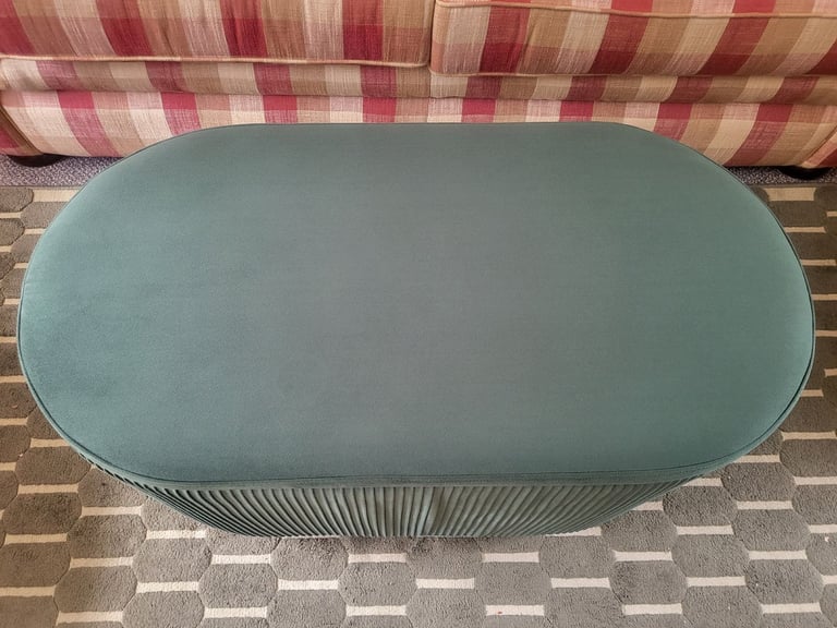 Dunelm Florence Velvet Ottoman
