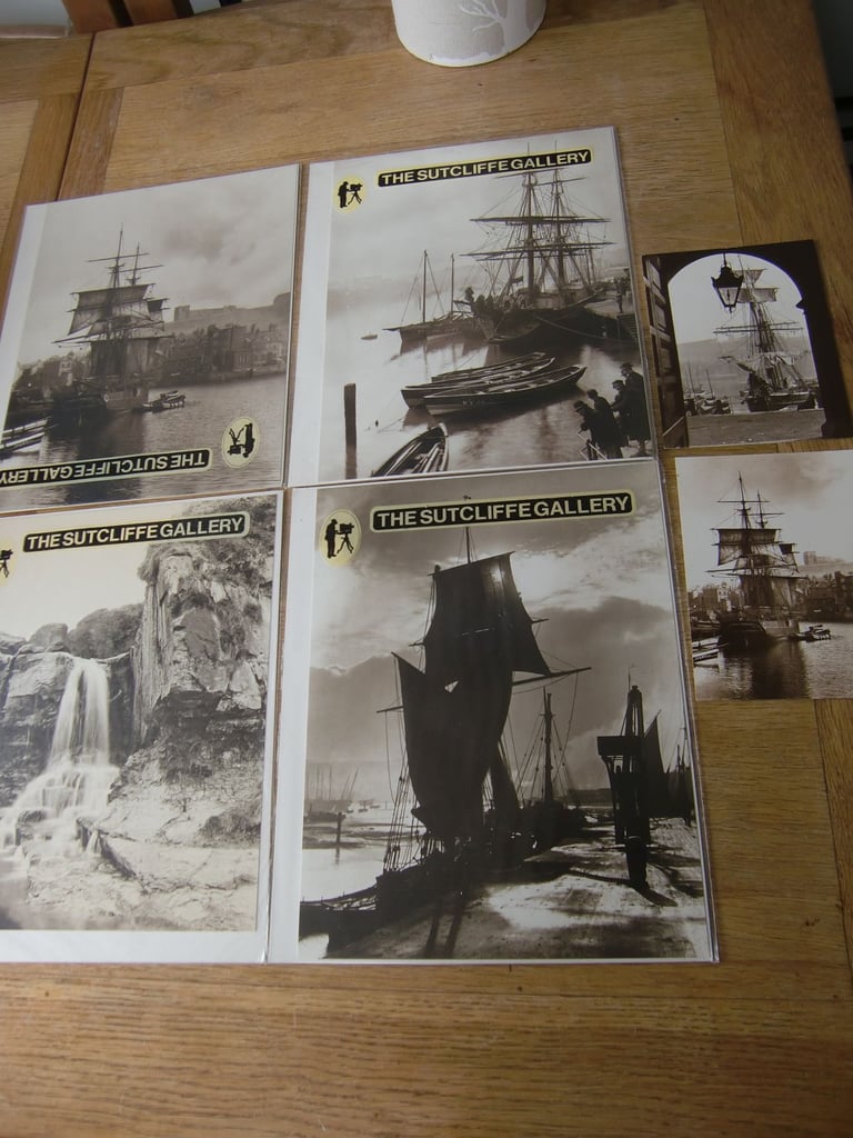 image for photograph by Frank Meadow Sutcliffe. large prints 28cm high x 21cm wide. 2 postcards 
