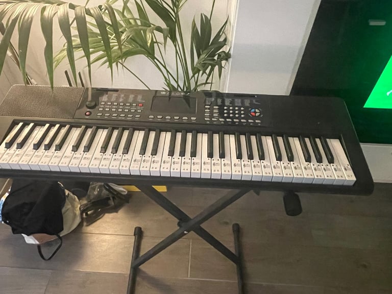 Electric Keyboard and Stand 