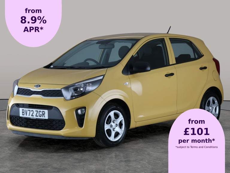 2022 Kia Picanto 1.0 DPi 1 Hatchback 5dr Petrol Manual Euro 6 (s/s) (66 bhp) - DAYTIME RUNNI Hatc...