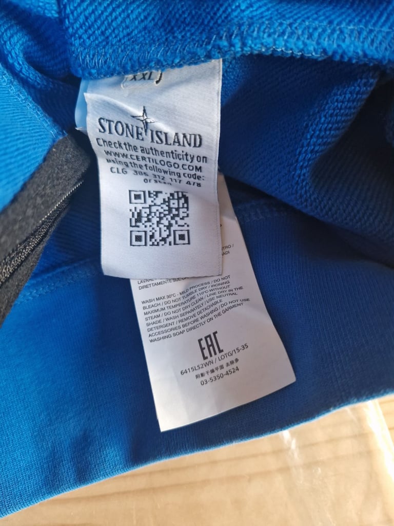 Stone Island Zip Up Hoodie