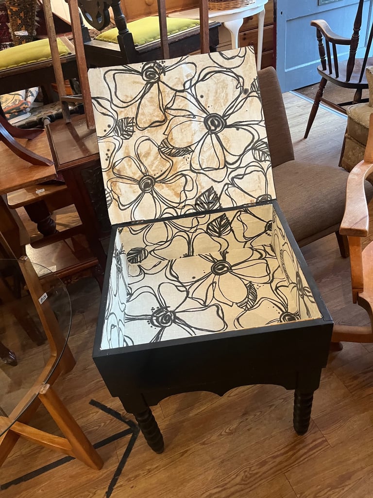 Vintage Carved Wooden Table 