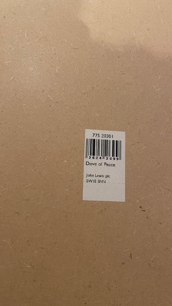 Picasso “Dove of Peace” Framed Print — 74 x 94 cm