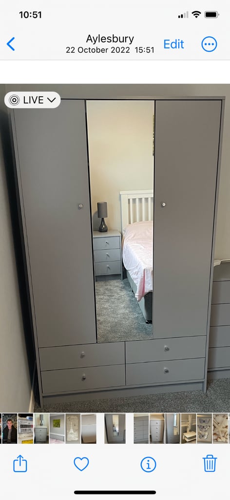 Quality double size, en suite room. 