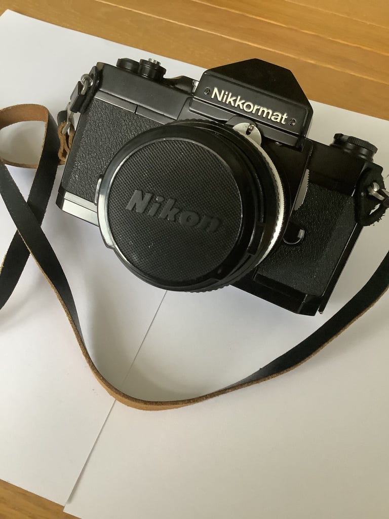 image for Nikon Nikkormat FT2 35mm Film Camera and Unomat Flashgun and Coloured Filters.
