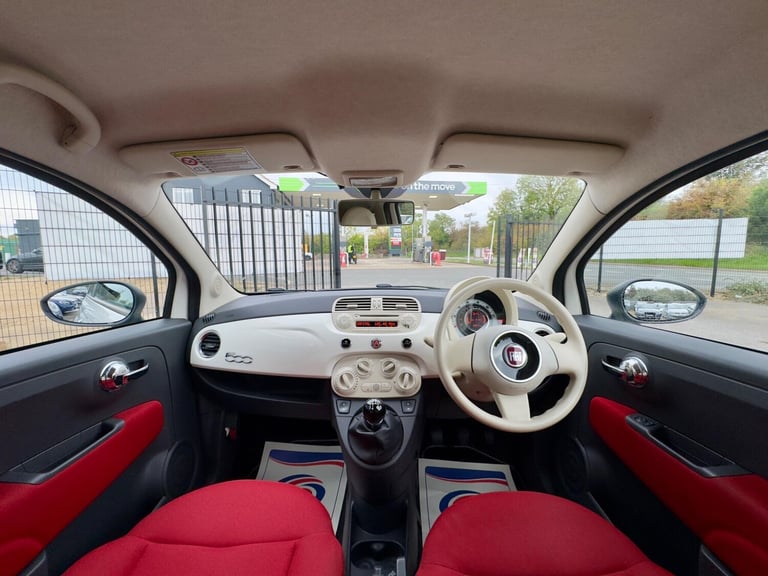 2013 Fiat 500 1.2 Pop Euro 6 (s/s) 3dr HATCHBACK Petrol Manual