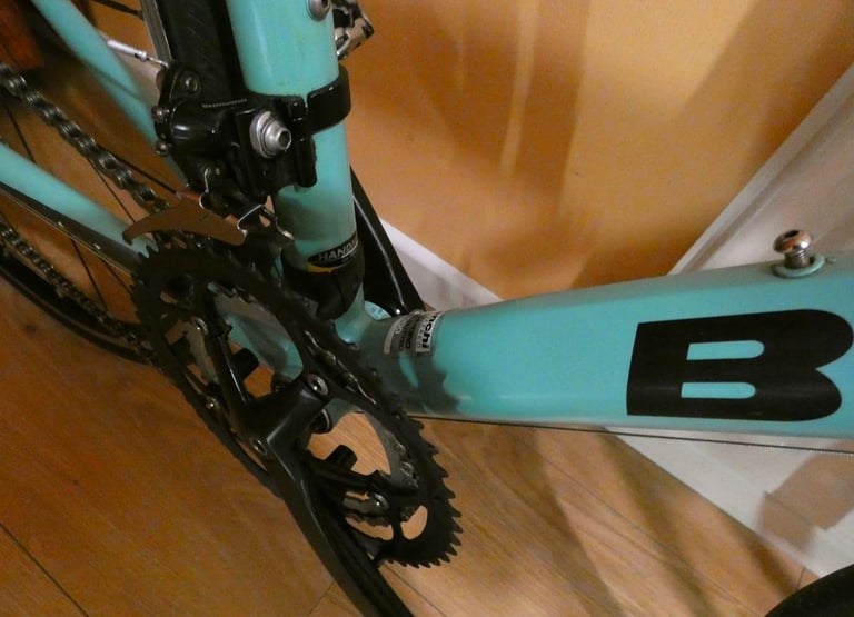Bianchi road bike.