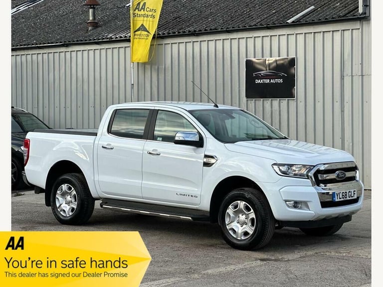 2019 Ford Ranger 2.2 TDCi Limited 2 Pickup Double Cab 4dr Diesel Auto 4WD Euro 6 (160 ps) PICK UP...