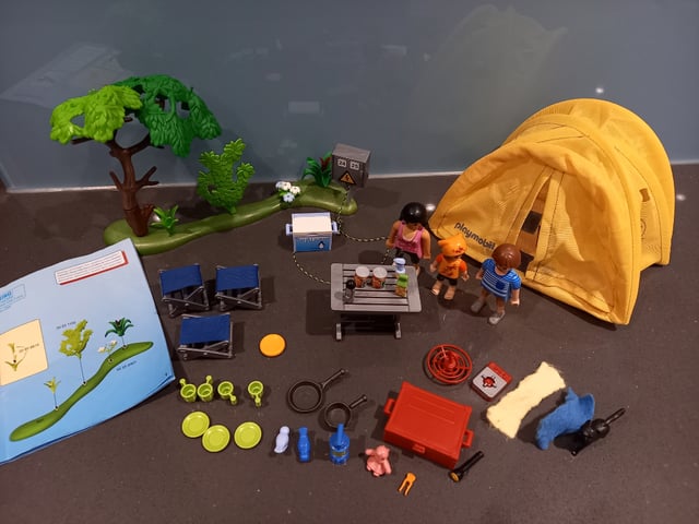 Playmobil Summer Fun family with camping tent 5435 | in Cambridge,  Cambridgeshire | Gumtree