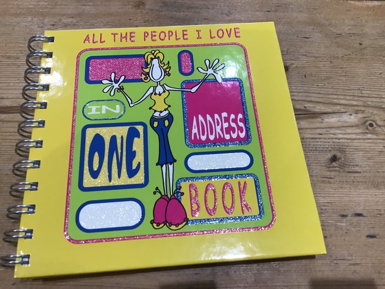 QUIRKY ADDRESS BOOK : BRAND NEW : perfect gift 😀 £5 