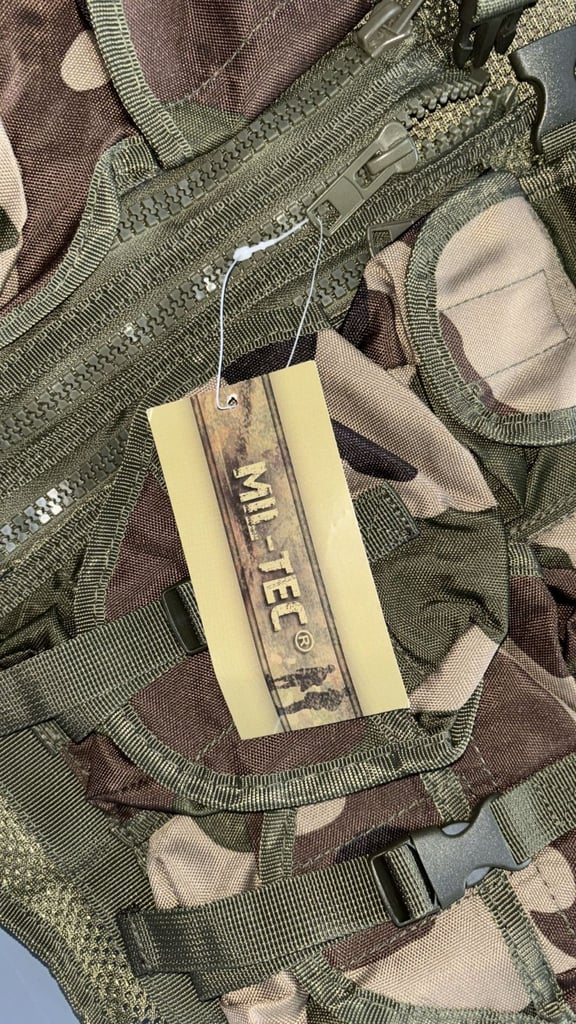 Mil-Tec 9 Pockets Tactical Vest - CCE Camo