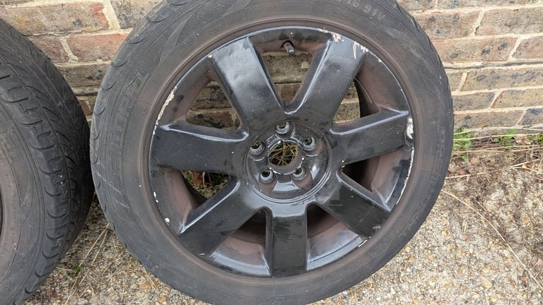 4 x 16" Alloy wheels with tyres from a VW Polo 5x100 stud fitment