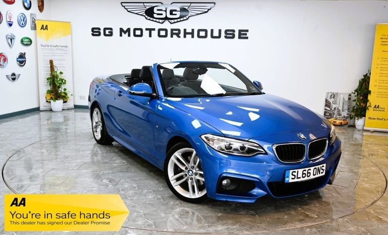image for 2016 BMW 2 Series 2.0 220i M Sport Convertible 2dr Petrol Manual Euro 6 (s/s) (184 ps) Convertibl...