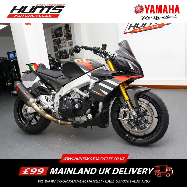 2020, '20 Aprilia Tuono V4 1100 Factory. Akrapovic Pipe & More. Stunning £11,495