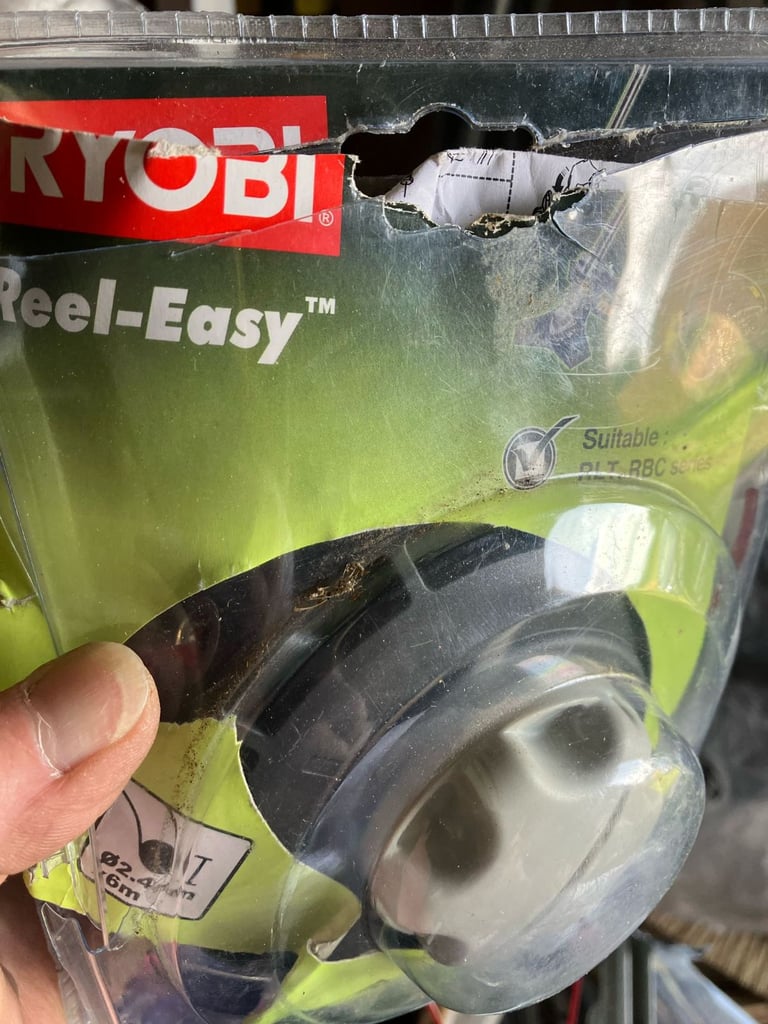 image for RYOBI strimner head RAC115 used once