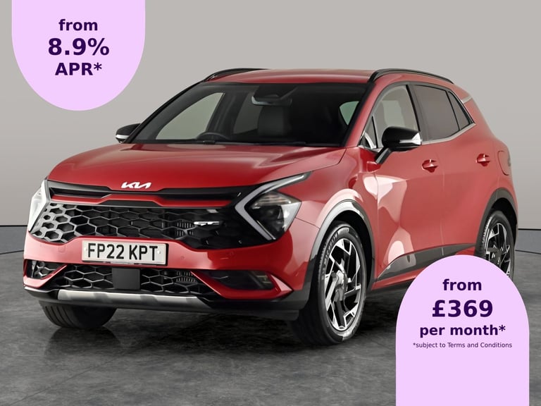 2022 Kia Sportage 1.6 T-GDi MHEV GT-Line SUV 5dr Petrol Hybrid DCT Euro 6 (s/s) (148 bhp) - N Suv...