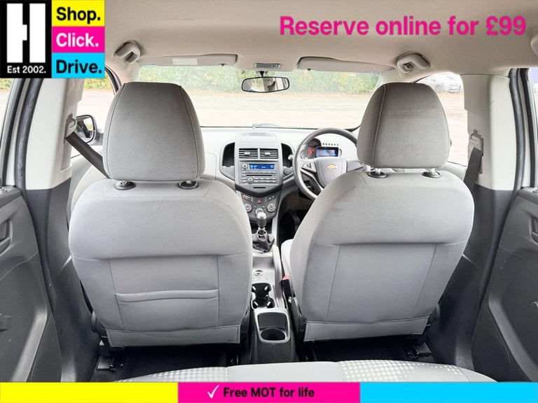 2012 Chevrolet Aveo 1.2 LS Hatchback 5dr Petrol Manual Euro 5 (s/s) (86 ps) HATCHBACK Petrol Manual