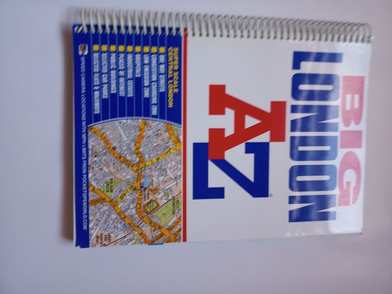 London A to Z maps book 